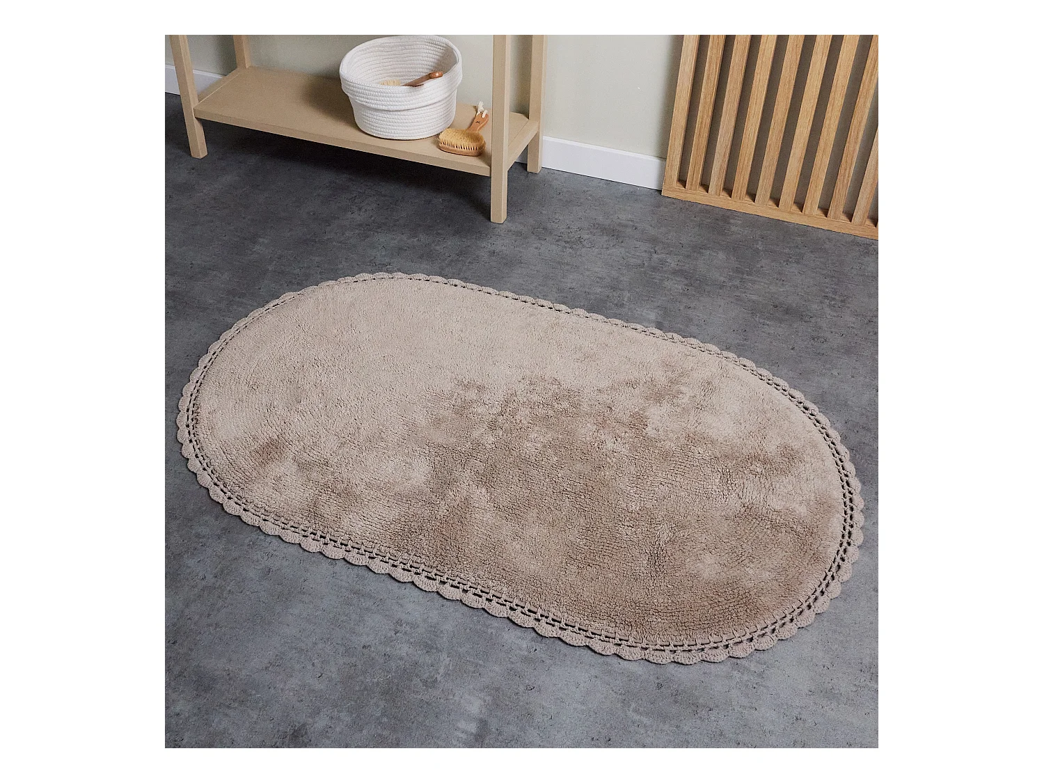 Teppich Alambrello mittleres Beige 70 x 120