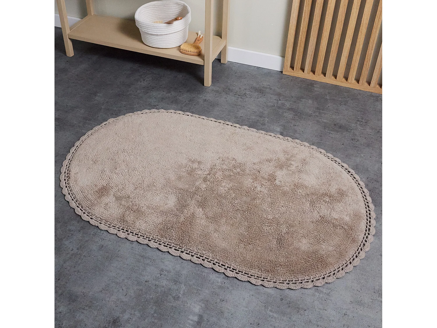 Teppich Alambrello mittleres Beige 70 x 120