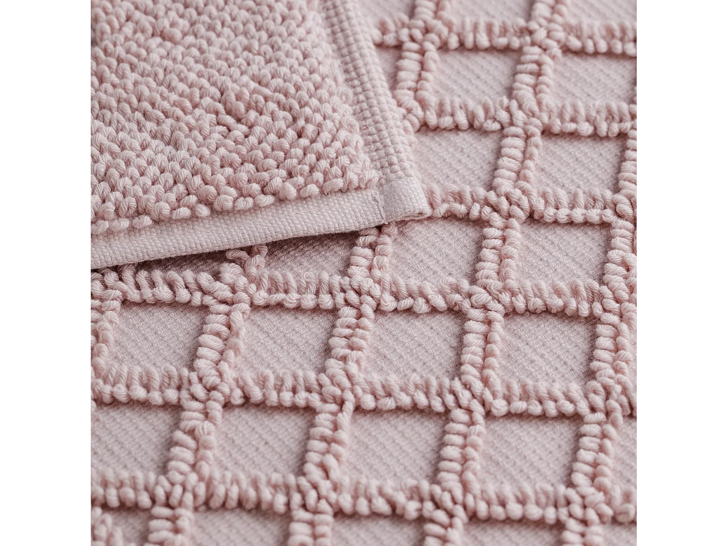 Badteppich aus türkischer Baumwolle Wolteeri 40 x 60 cm