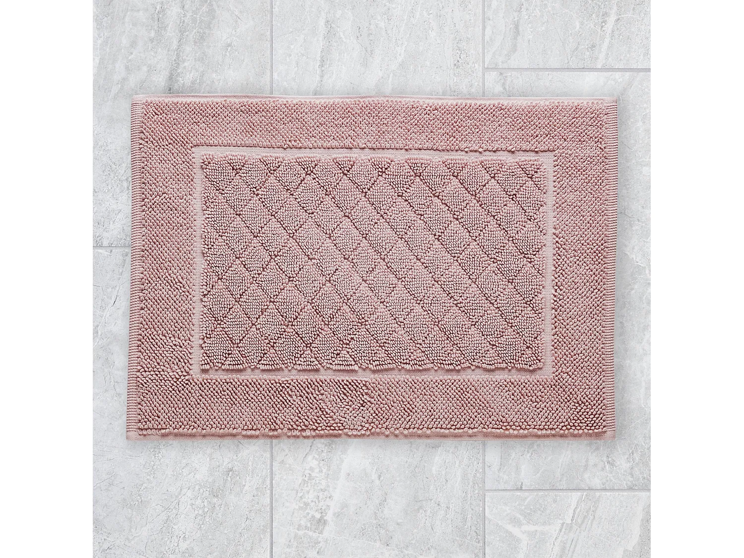 Badteppich aus türkischer Baumwolle Wolteeri 40 x 60 cm