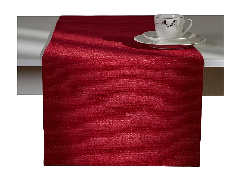 Tischläufer Tinka Mittelrot 40x180