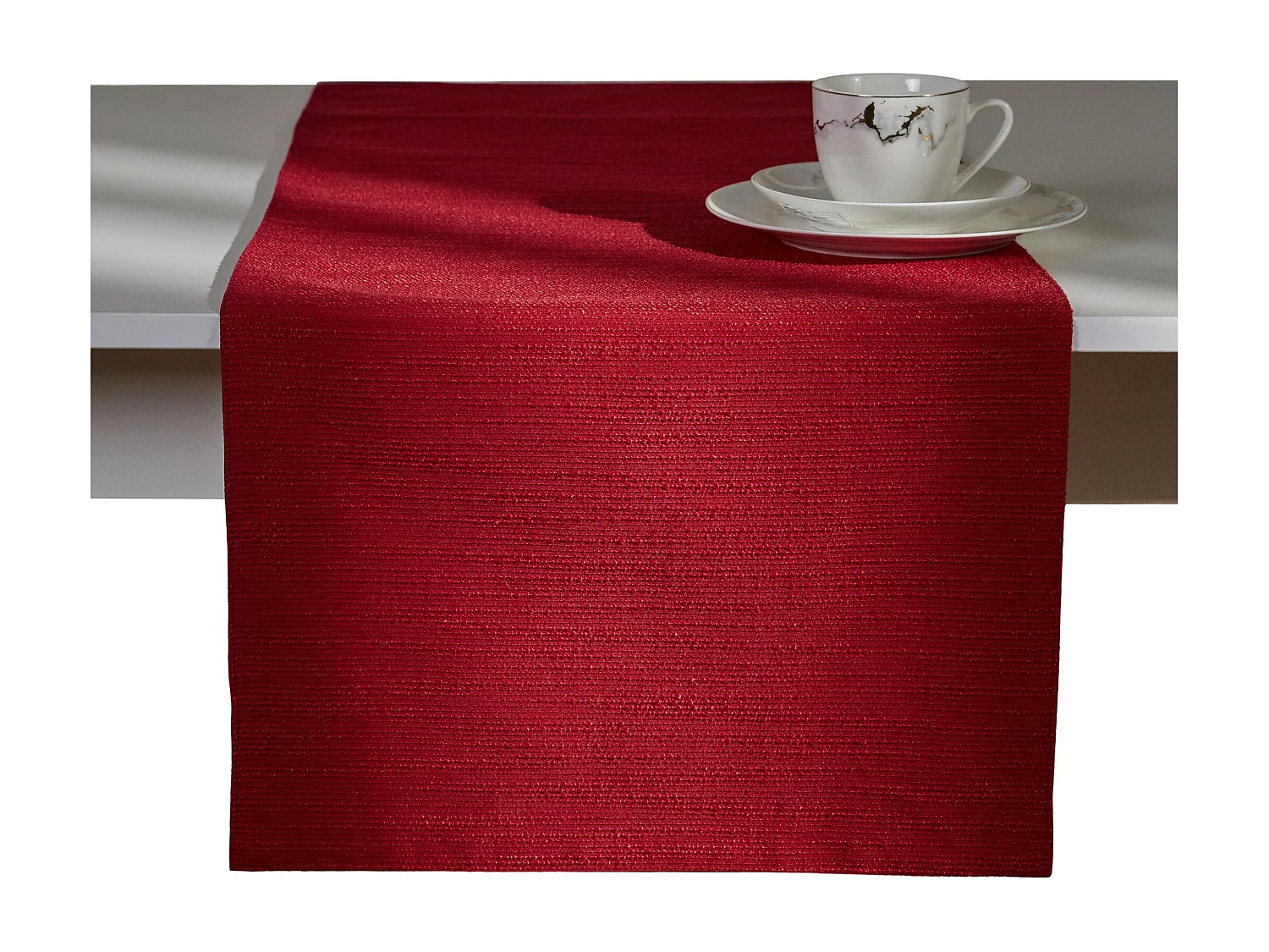 Tischläufer Tinka Mittelrot 40x180
