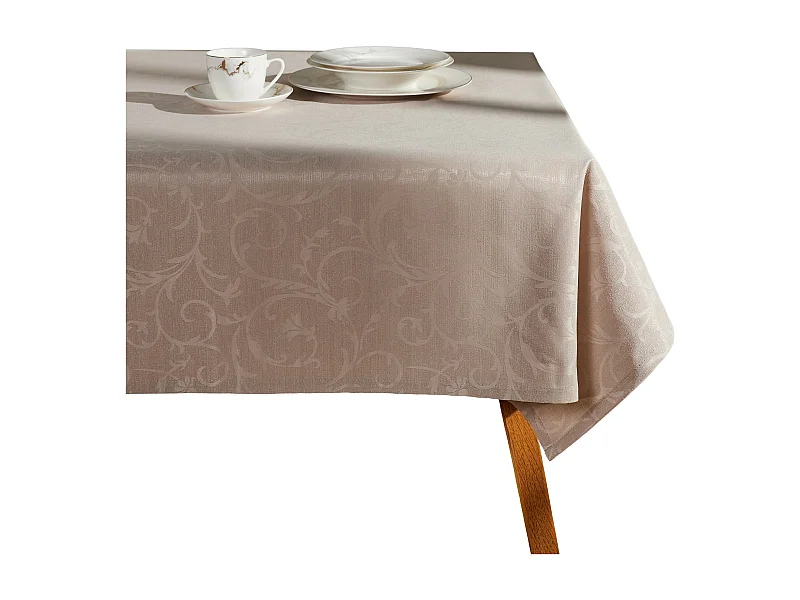 Tischdecke Avenis mittel ecru 150 x 300