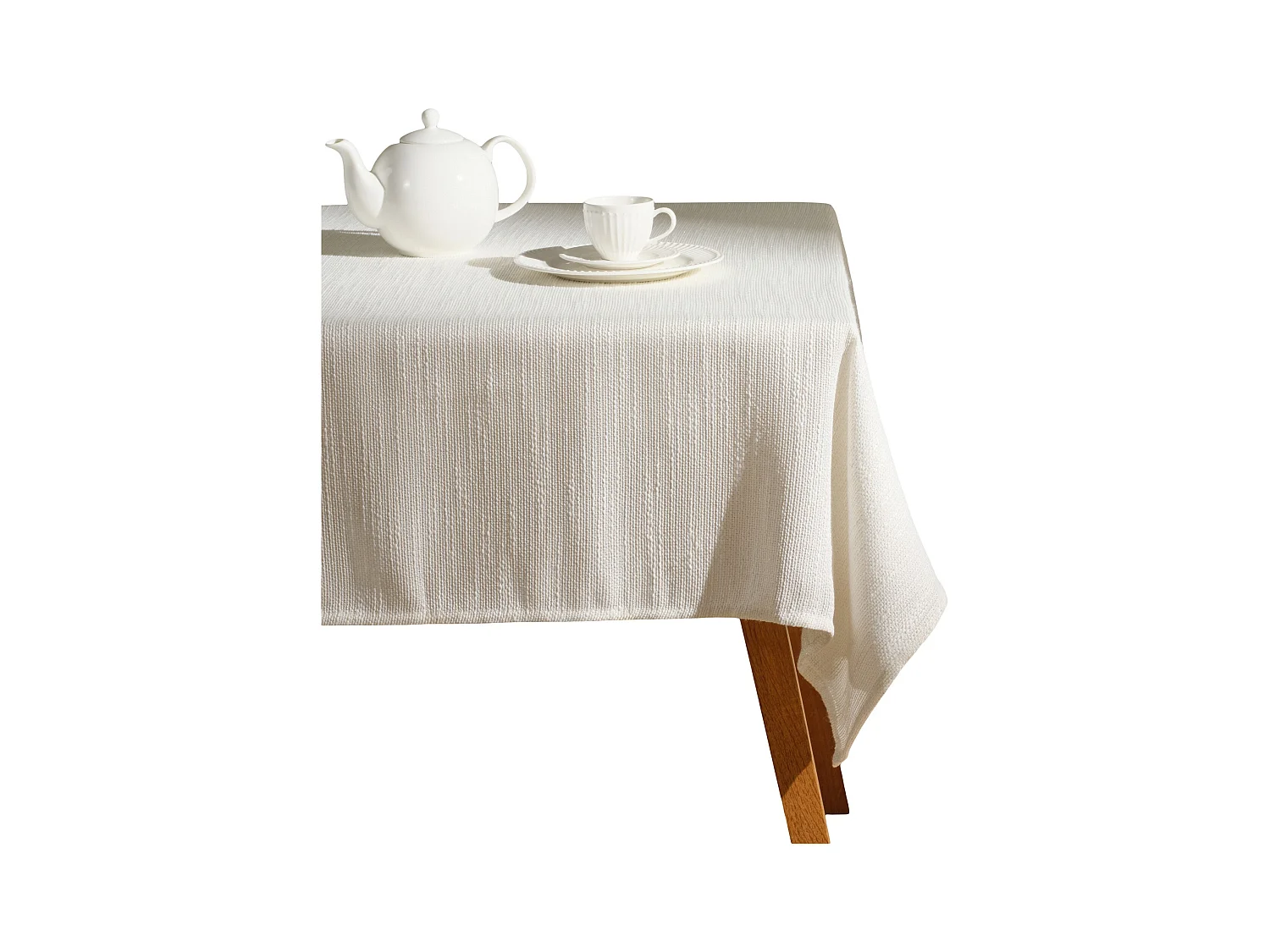 Nappe Cedar écru moyen 150 x 220
