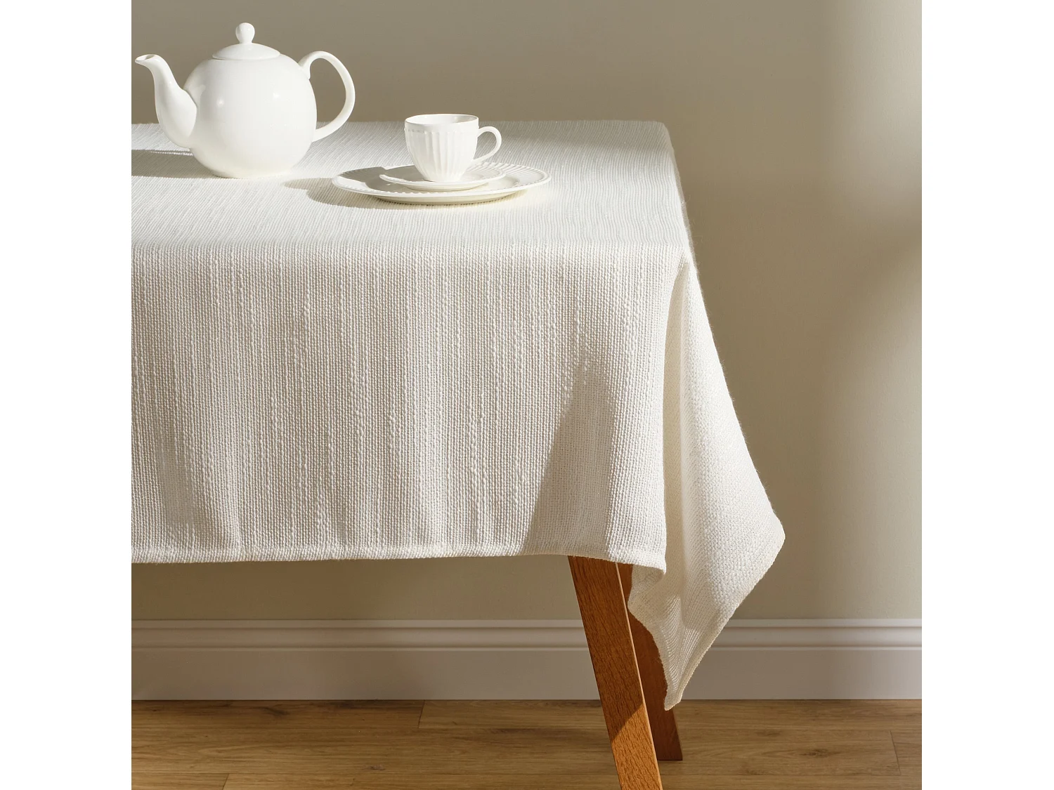 Nappe Cedar écru moyen 150 x 220
