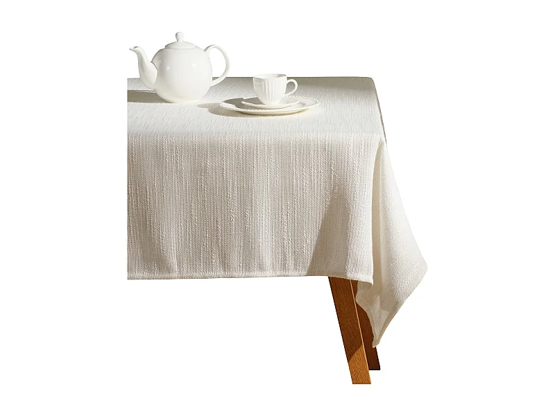 Nappe Cedar écru moyen 150 x 220