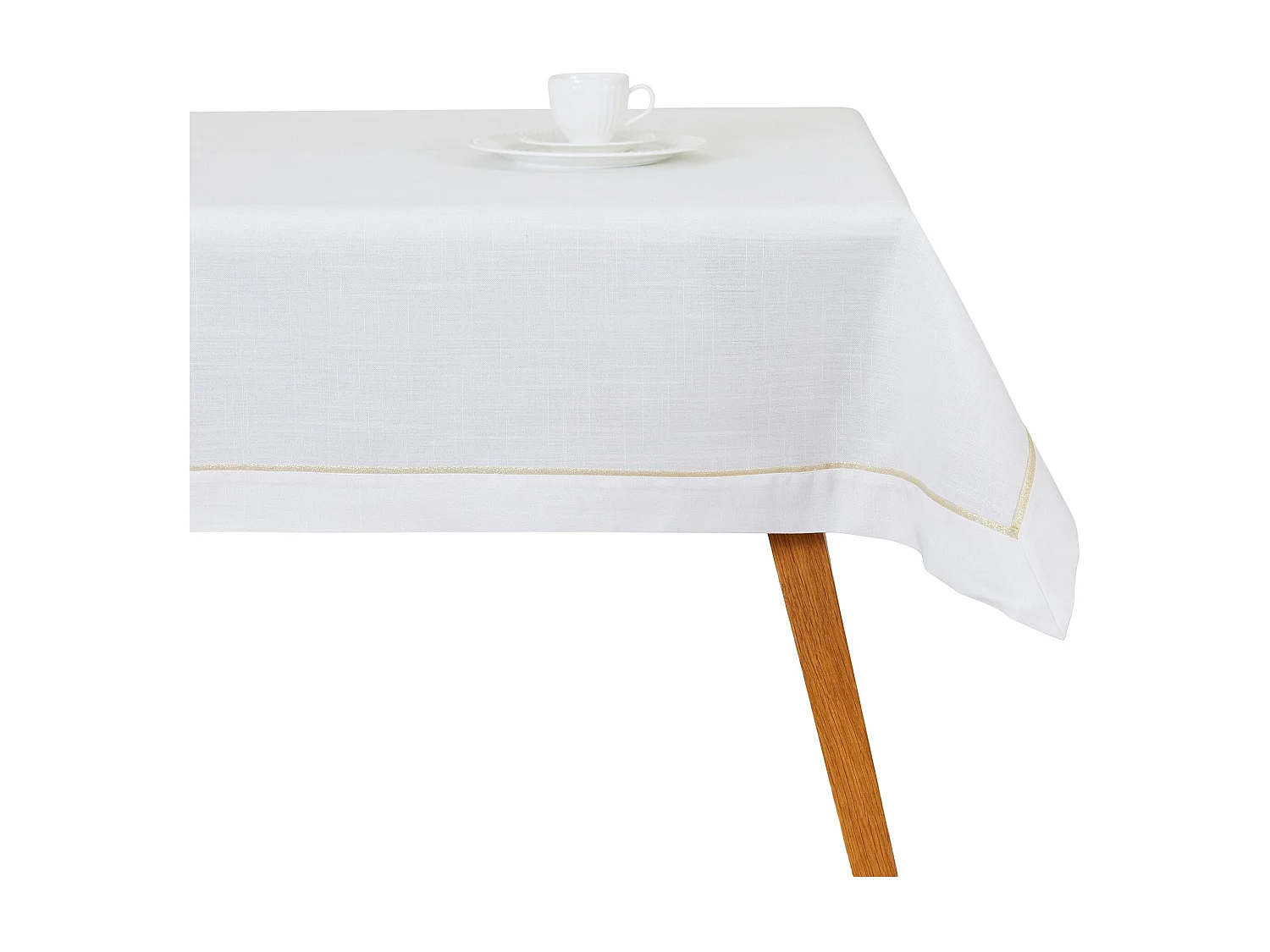 Tischtuch Tideno mittleres Gold 150 x 220