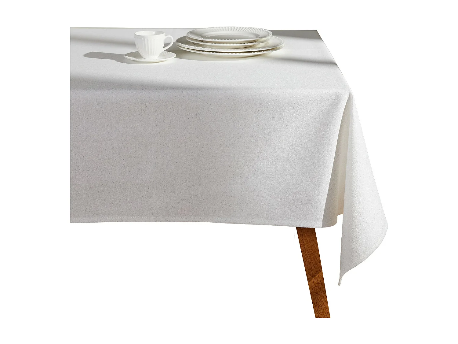 Tischdecke Badala Mittelsilber 150 x 220 cm