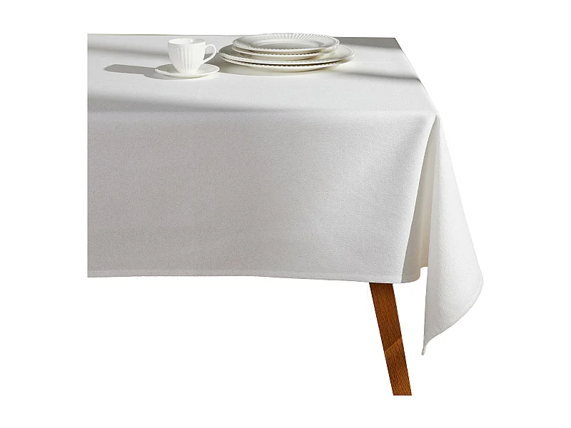 Tischdecke Badala Mittelsilber 150 x 220 cm