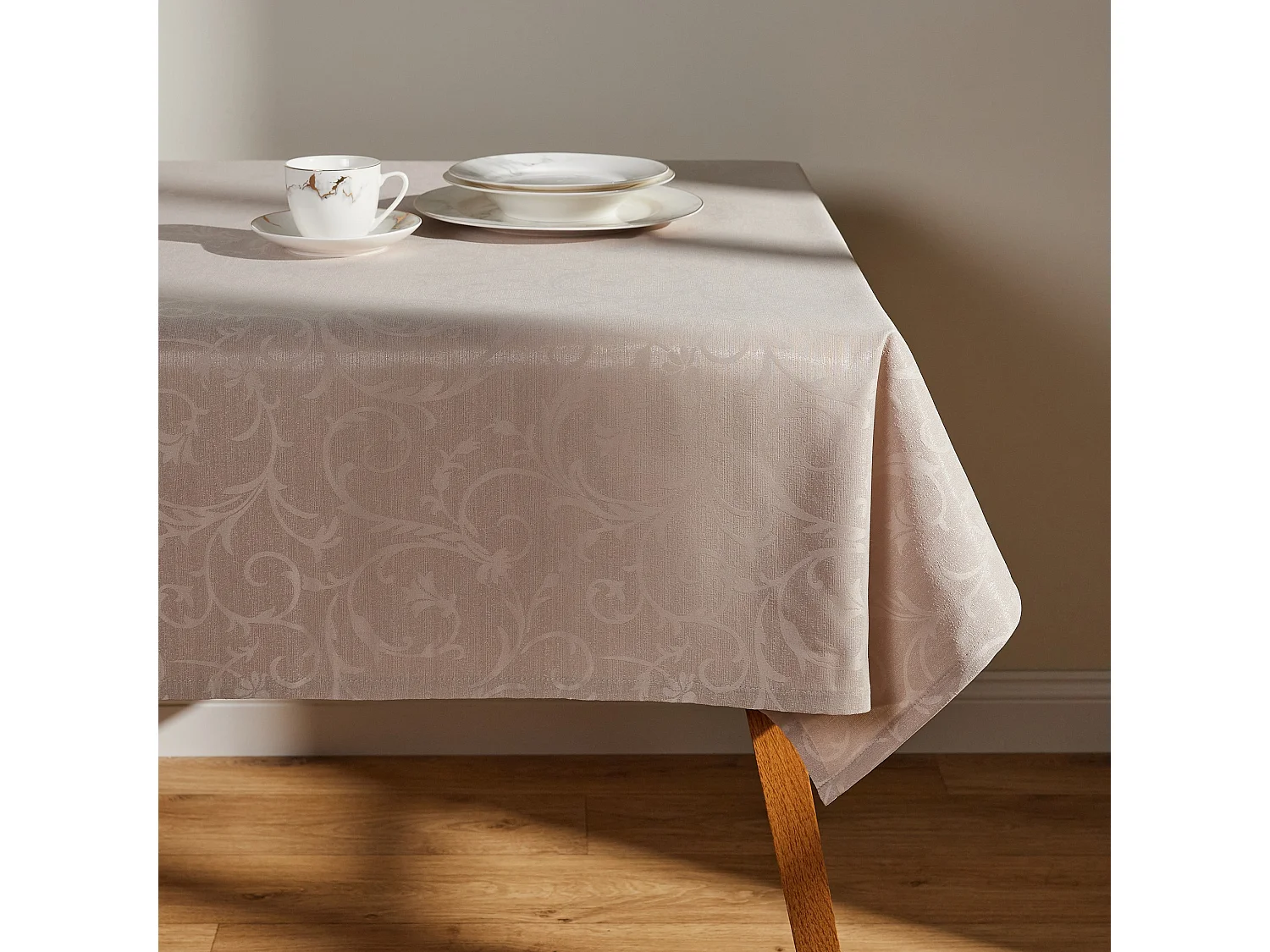 Tischdecke Avenis Mittel Ecru 130 x 180