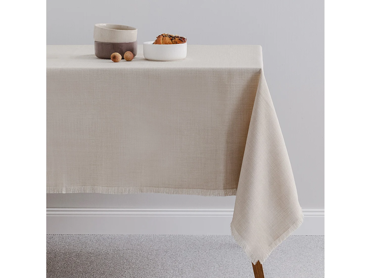 Tischdecke Arata 130x180 Mittleres Beige