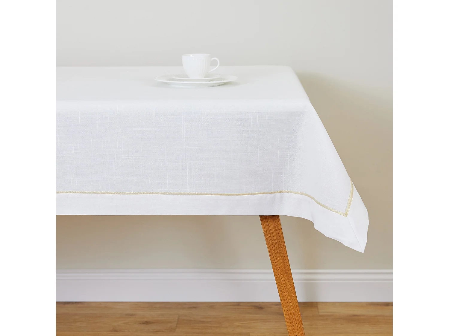 Tischtuch Tideno Mittleres Gold 130 x 180