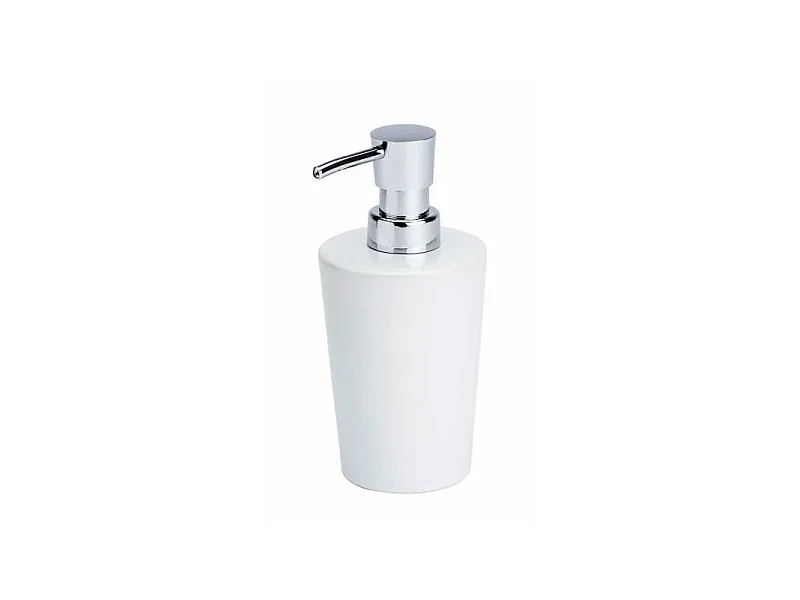Distributeur de savon en céramique "Coni"- Blanc - L 9,8 x l 7,8 x H 16,4 cm