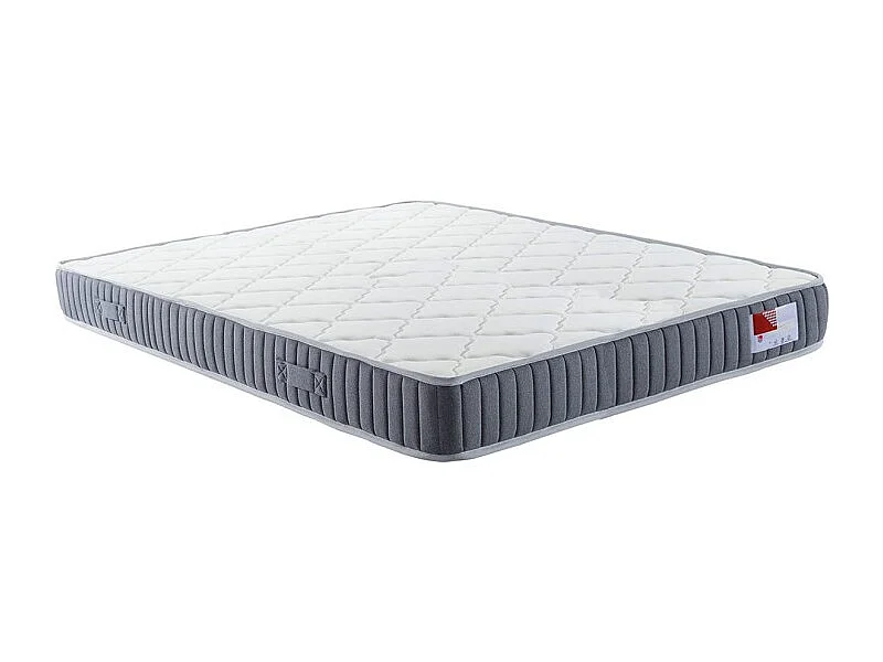 Verticaal opklapbed met matras wit 135x200cm