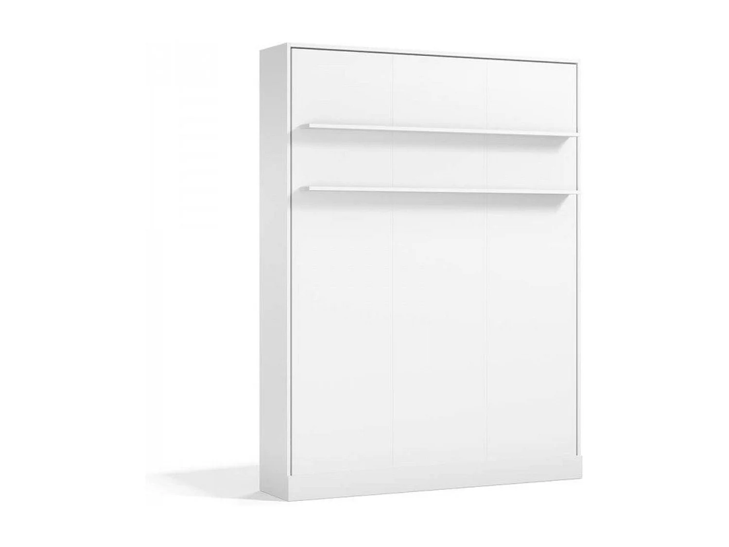 Lit escamotable vertical blanc 135x200cm