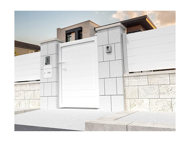 Portillon panneau plein SPASIE 1000x1414mm (Blanc)