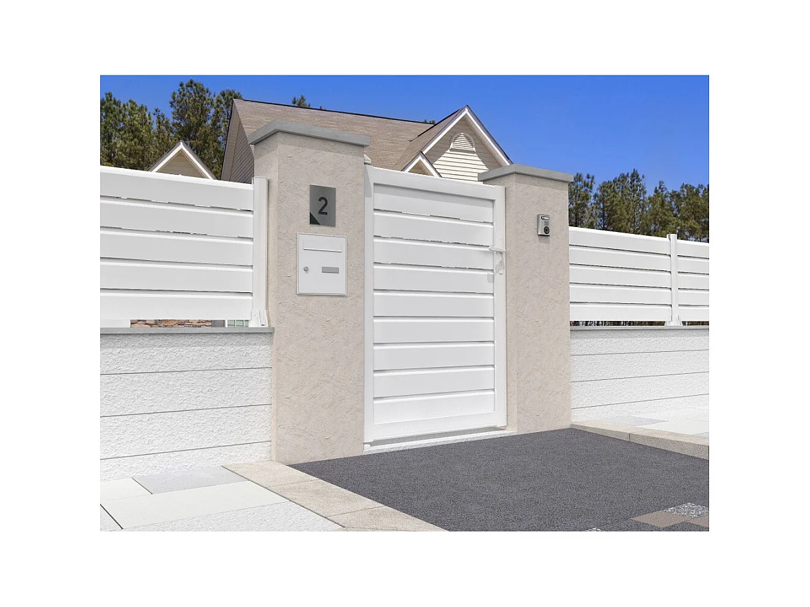 Portillon brise-vue SPASIE 1000x1857mm (Blanc)