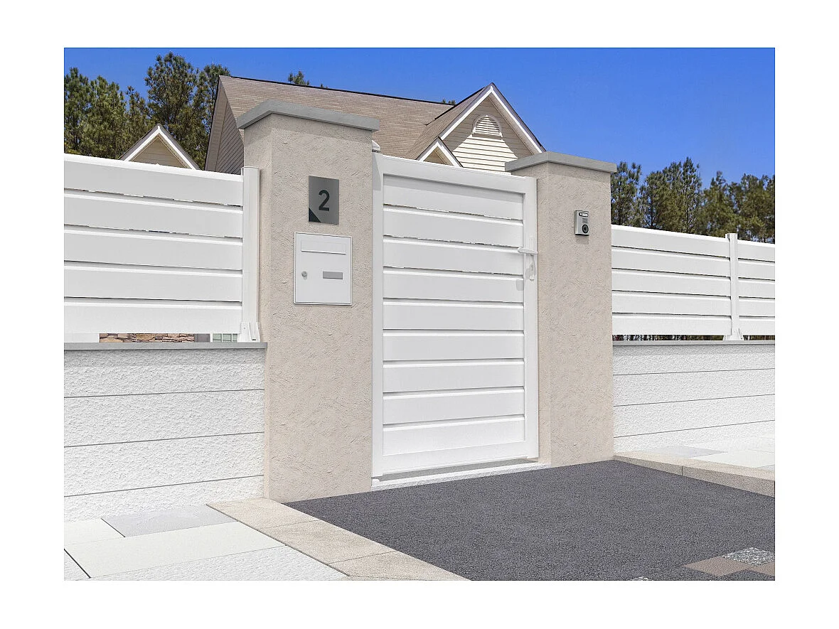 Portillon brise-vue SPASIE 1000x1857mm (Blanc)