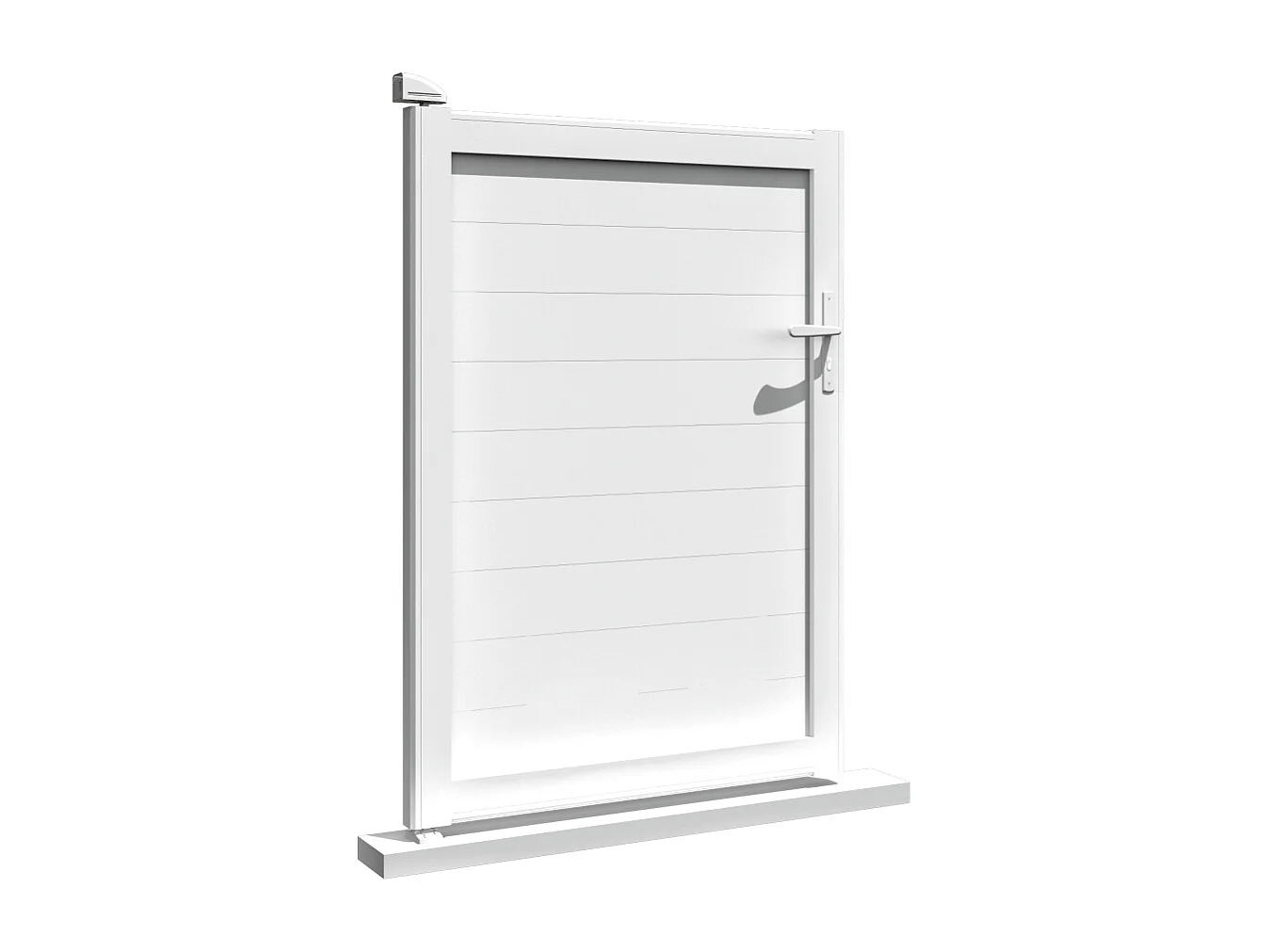 Portillon panneau plein SPASIE 1000x1715mm (Blanc)