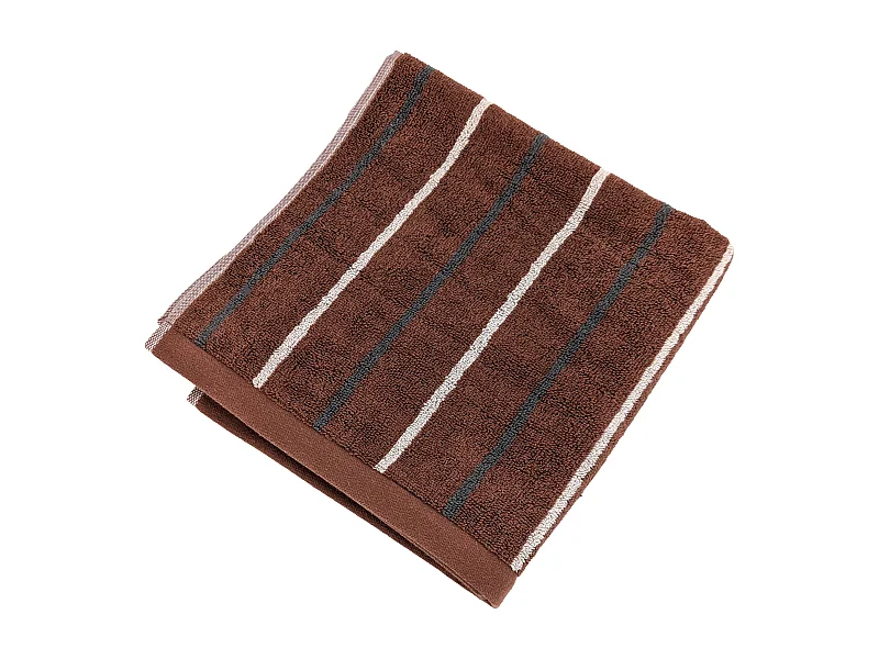 Serviette de toilette 50x100 cm BOLD coton 500g/m² marron Terracotta
