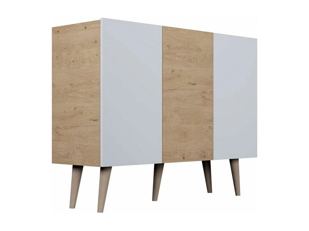 Komoda TORONTO 120 dąb artisan/biała