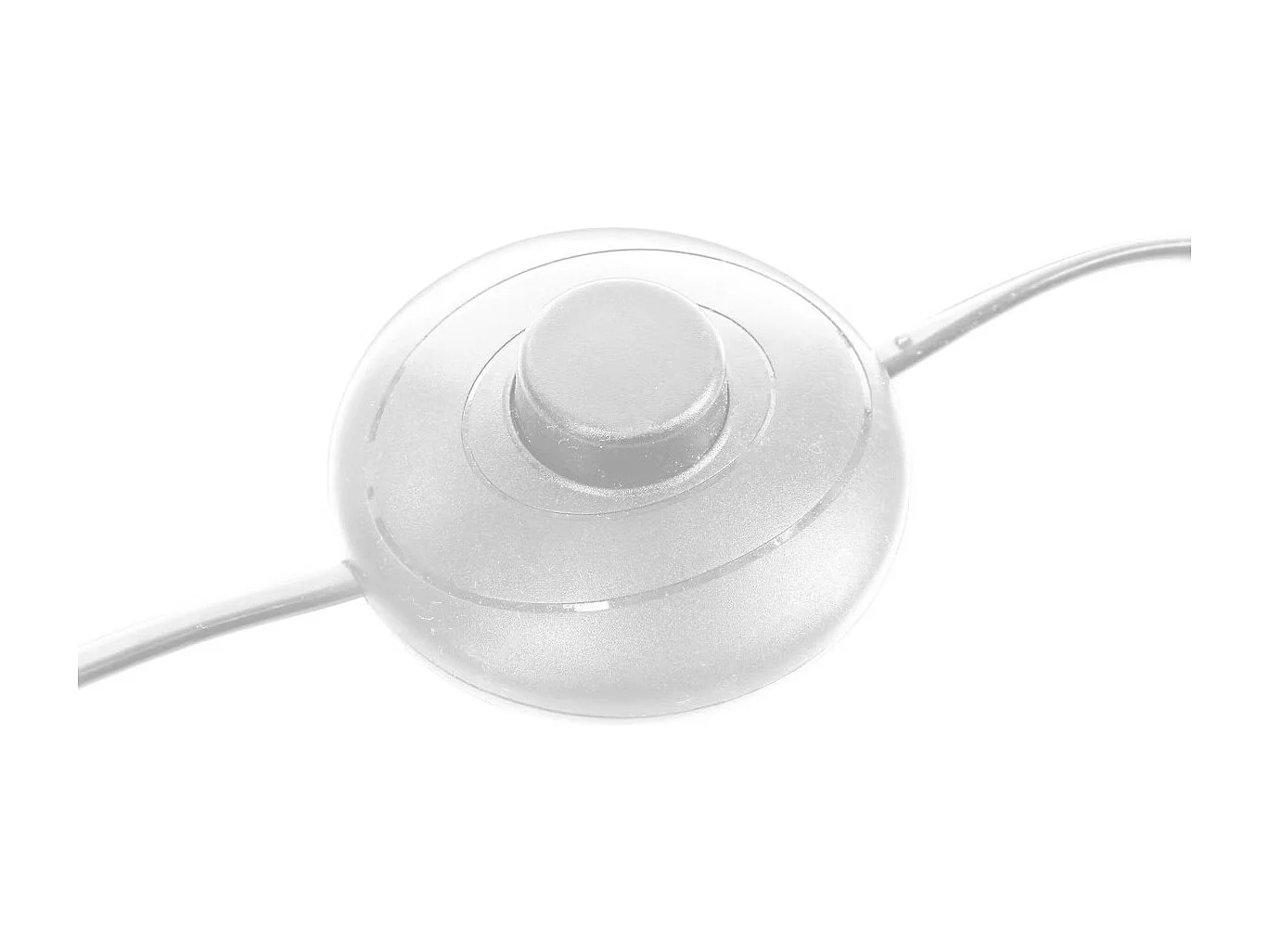 Lampadaire droit avec abat jour blanc en bouclette et pied doré diamètre 37 cm x hauteur 150 cm