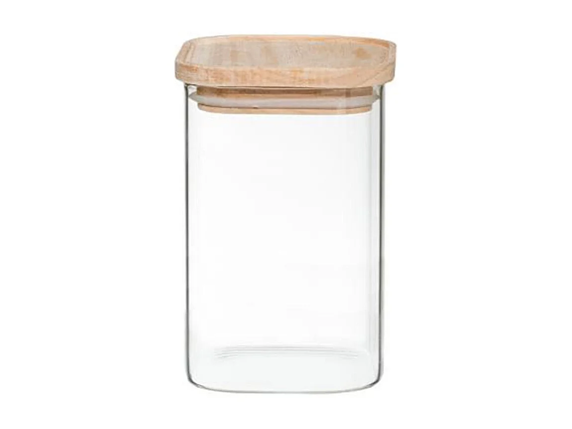 Lot de 4 Bocaux "Empilables" 15cm Transparent