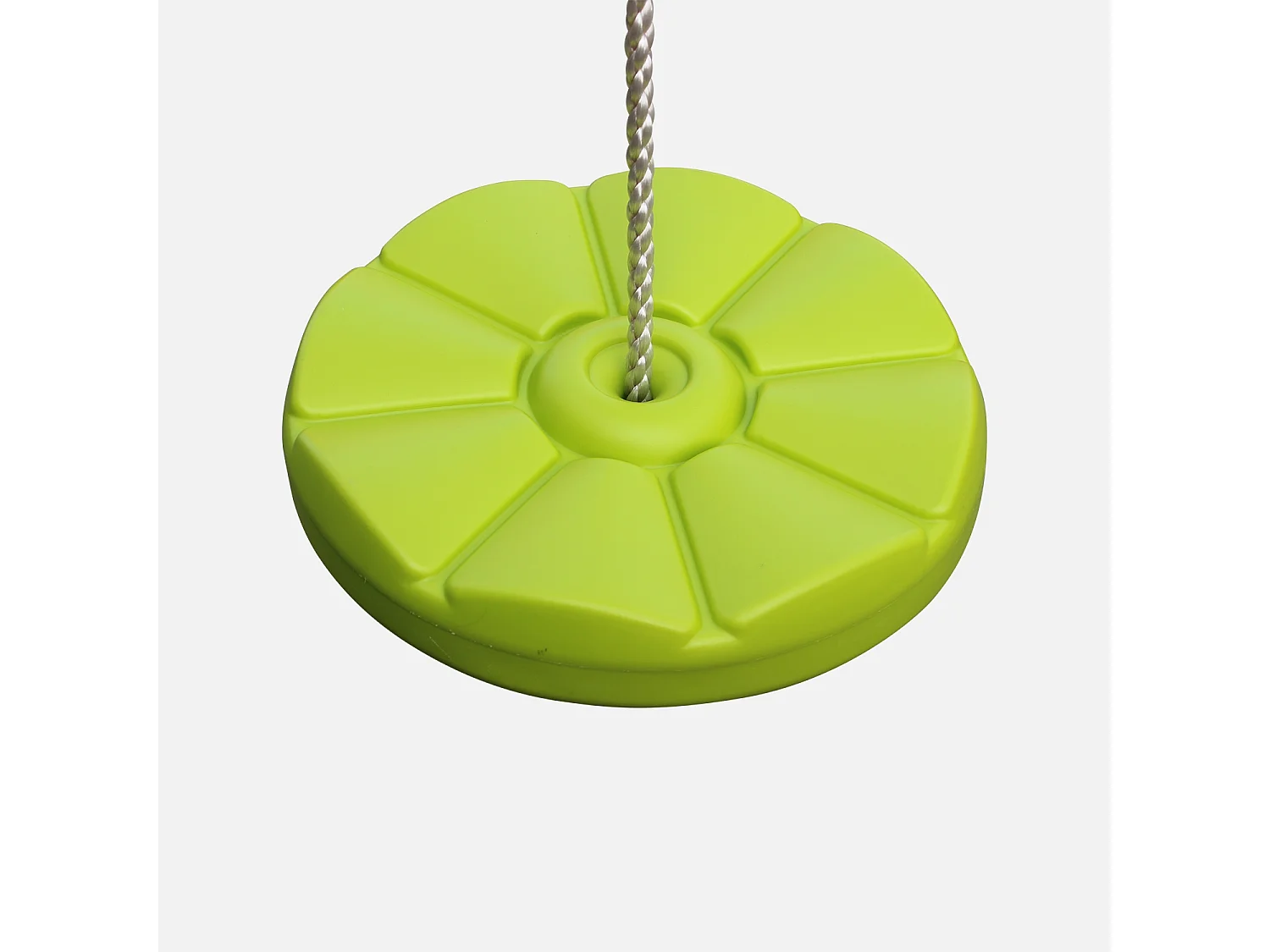 Columpio giratorio de plástico para soporte verde