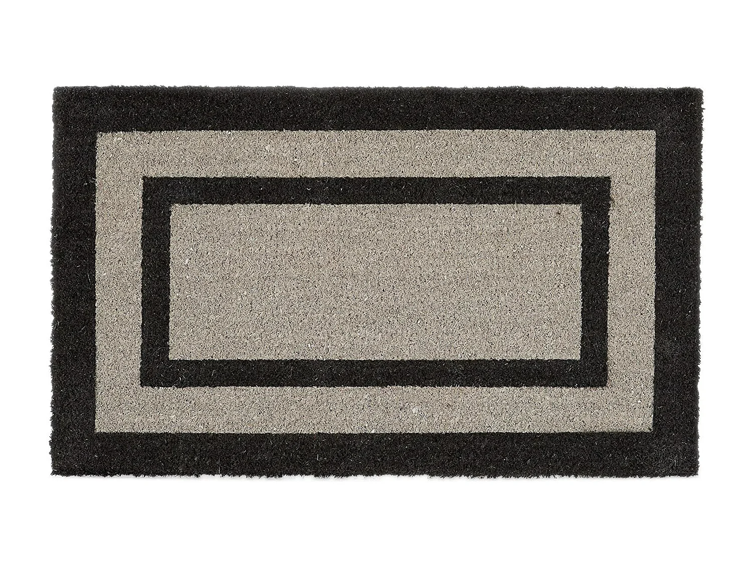 Zerbino tappetino porta d'ingresso asciugamano lungo piede fibra di cocco tappeto grigio 13_0001876_2/2