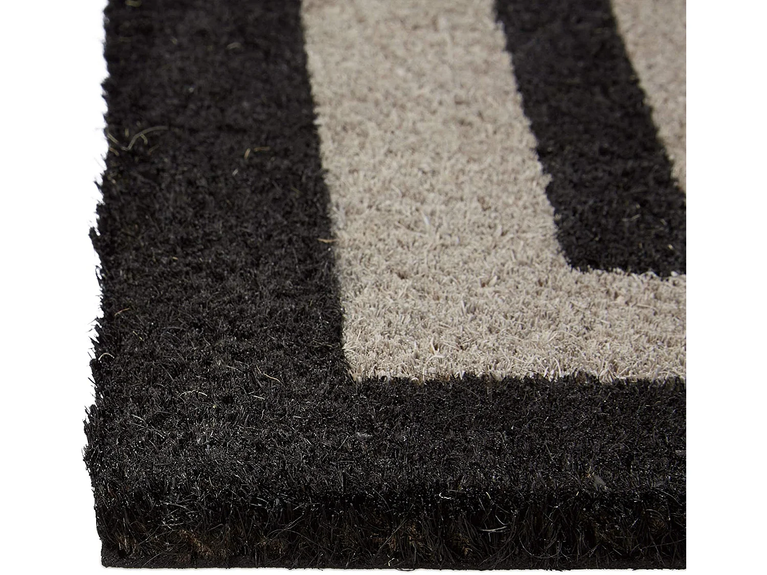 Zerbino tappetino porta d'ingresso asciugamano lungo piede fibra di cocco tappeto grigio 13_0001876_2/2