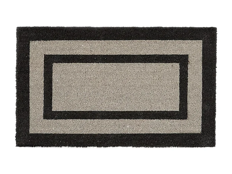 Zerbino tappetino porta d'ingresso asciugamano lungo piede fibra di cocco tappeto grigio 13_0001876_2/2