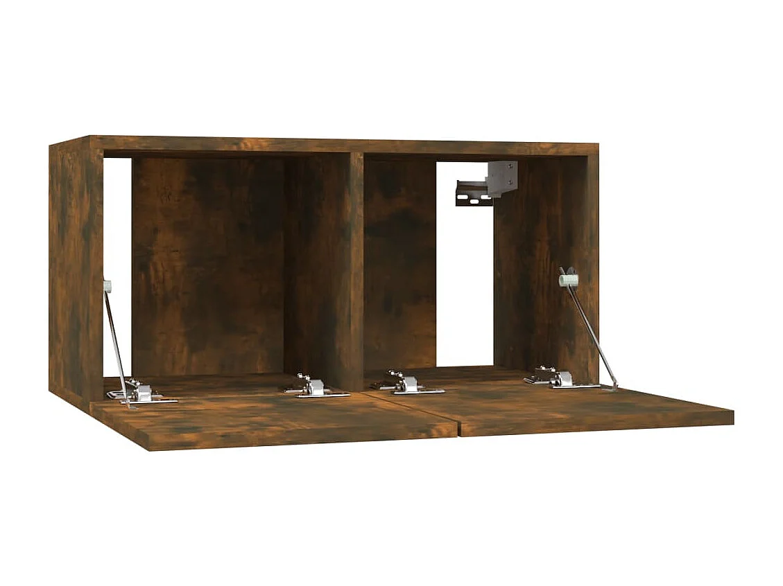 Mobile TV sospeso rovere affumicato 60 x 30 x 30 cm derivati ​​del legno marrone 02_0024287