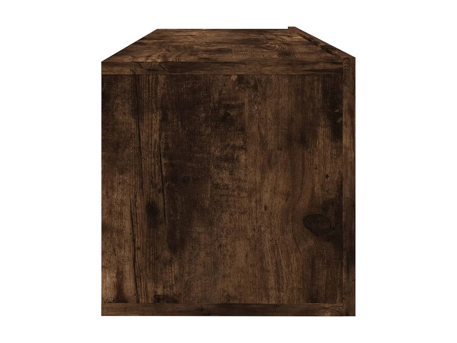 Mueble de pared para TV de roble ahumado 100 x 30 x 30 cm madera contrachapada marrón 02_0024279