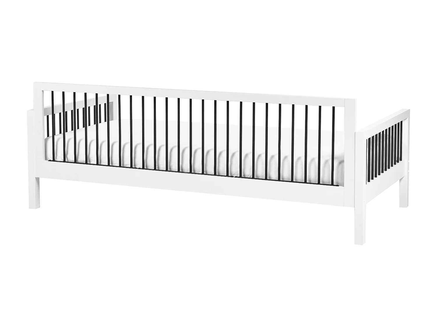 Cama de dia Madeira TRICOT 90 x 200 cm Branco