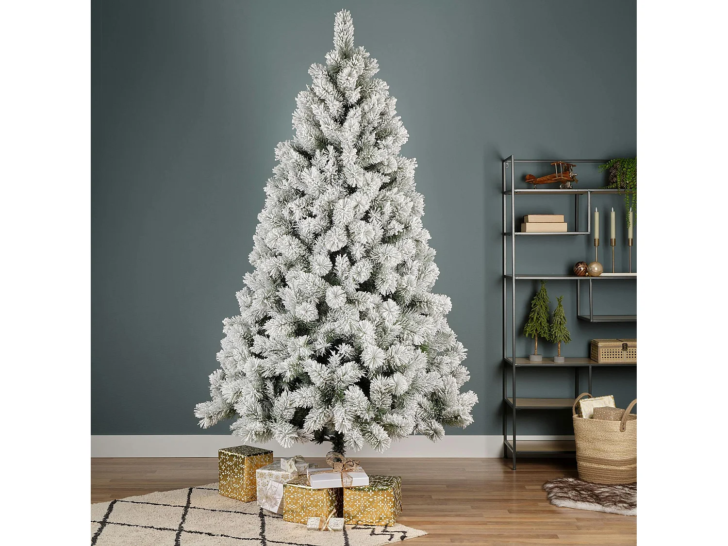 Sapin de Noël enneigé Vancouver H180 cm