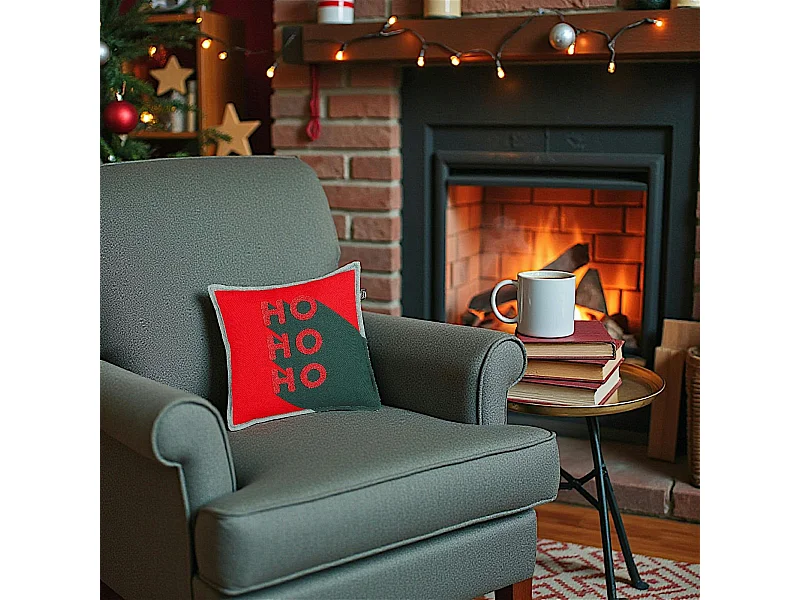 Coussin de Noël "HOHOHO"