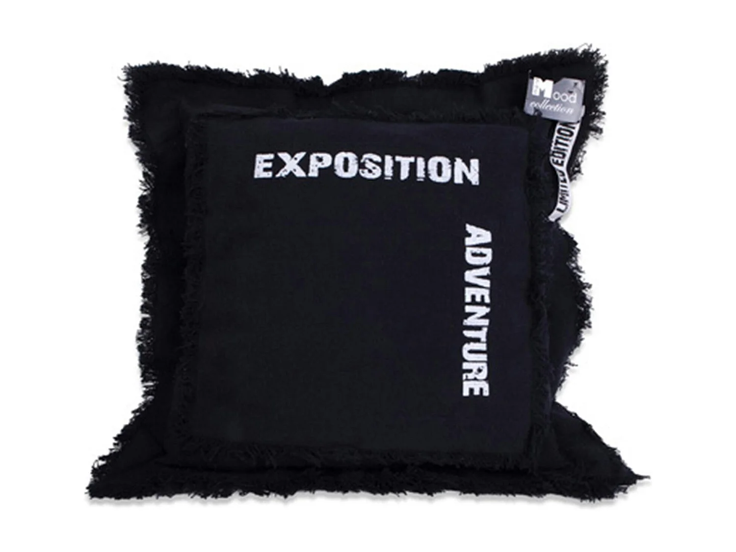 Coussin industriel noir Adventure