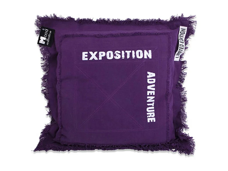Coussin violet Adventure