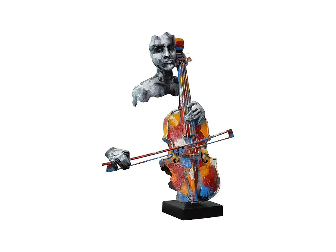 Objet déco à poser violoncelliste