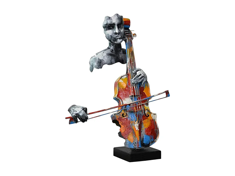 Objet déco à poser violoncelliste
