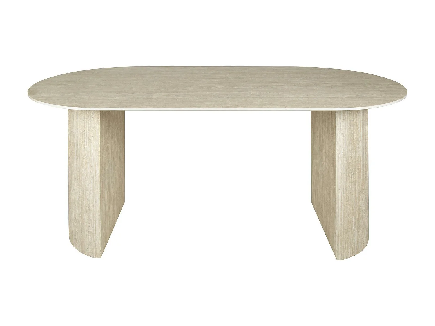Table à manger en céramique – pieds colonne, 180 cm ASCOLI