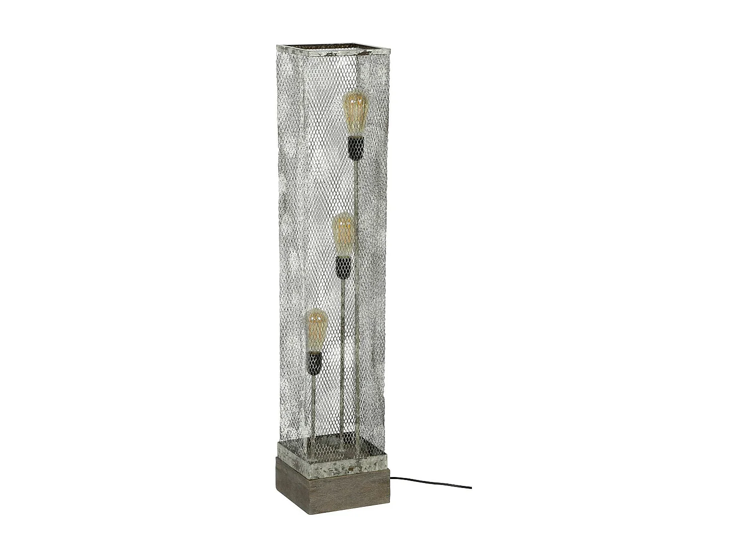 Lampe colonne industrielle effet maille GM TRIBECA