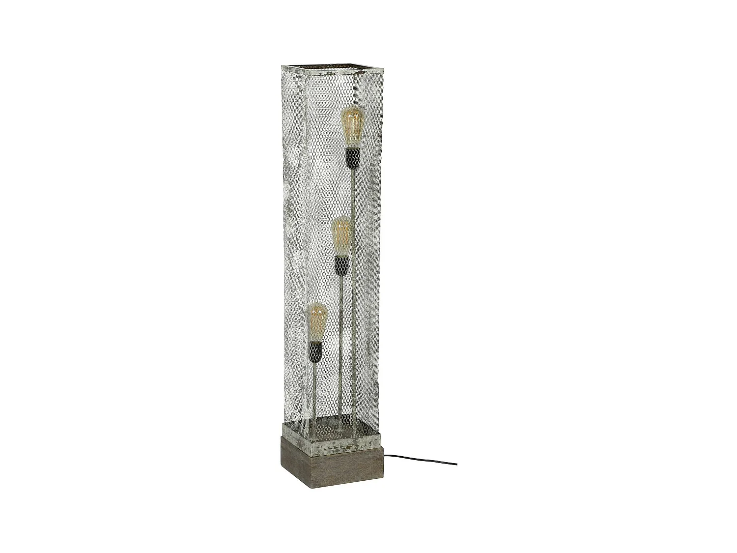 Lampe colonne industrielle effet maille GM TRIBECA