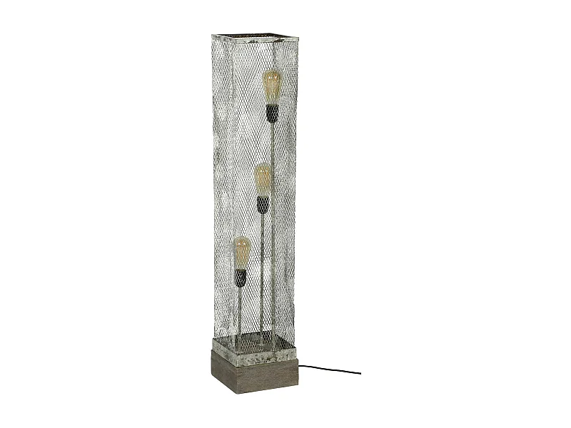 Lampe colonne industrielle effet maille GM TRIBECA