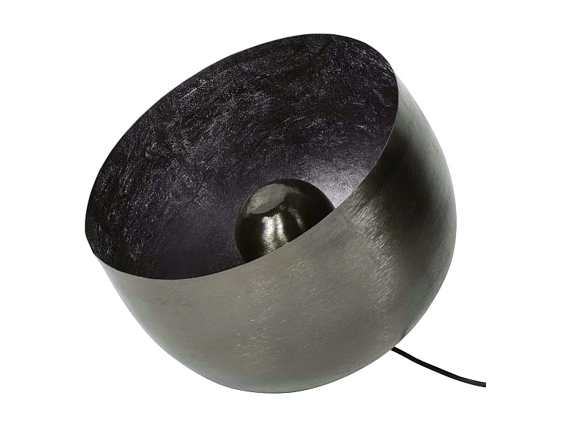 Lampe à poser industrielle cloche noire GM TRIBECA