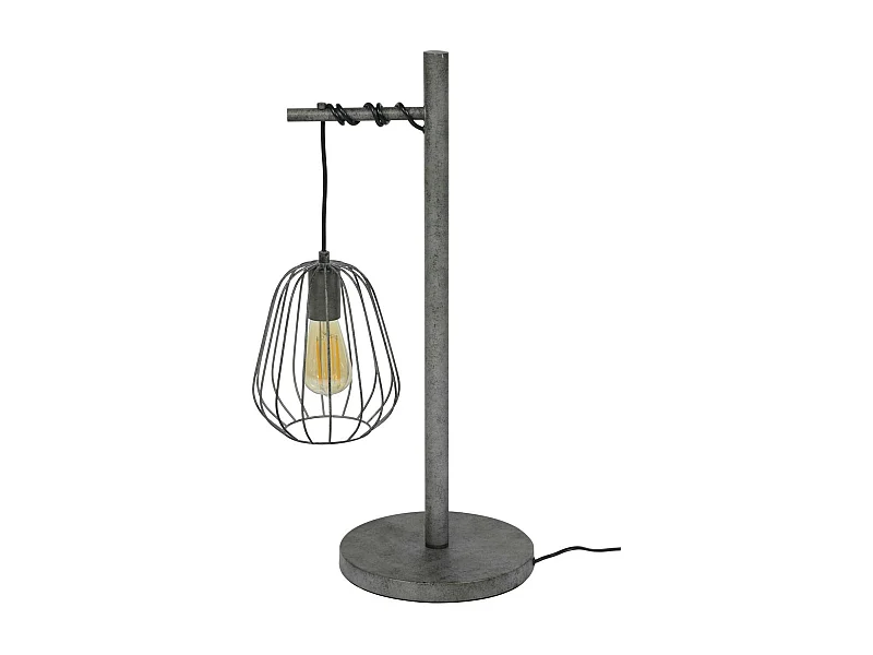 Lampe industrielle à poser métal vieilli H66 cm TRIBECA