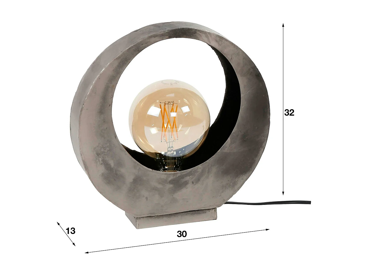 Lampe décorative lune TRIBECA