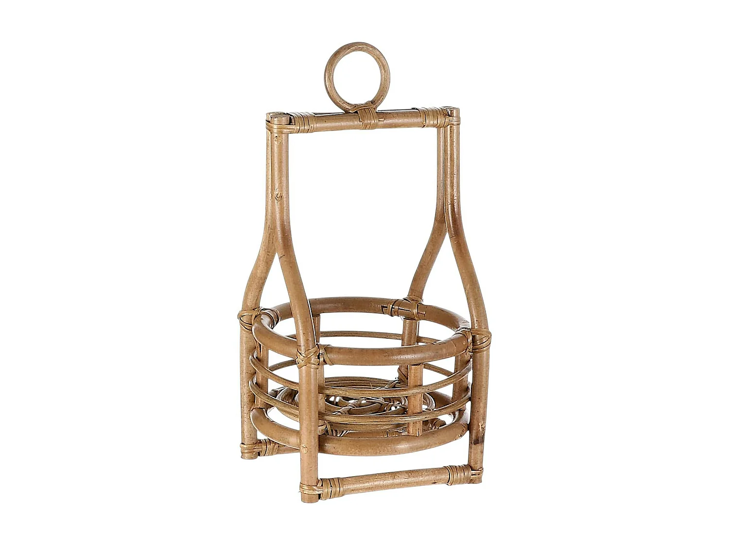 Support plante ou photophore rattan 40 cm