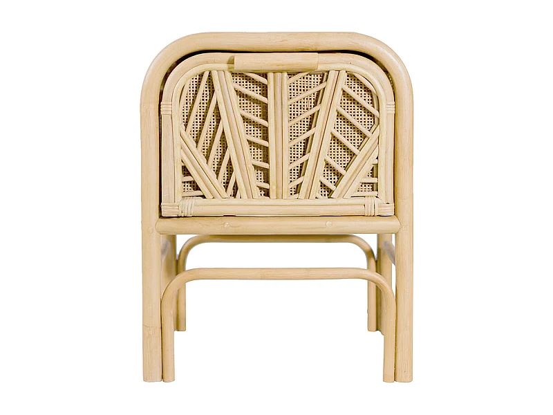 Table de chevet en rotin GALON