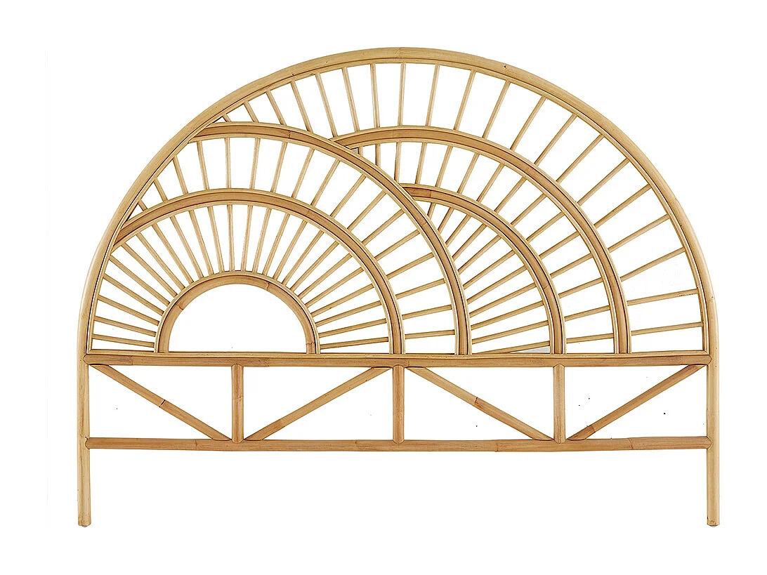 Tête de lit déco en rotin naturel L160 cm SUNNY